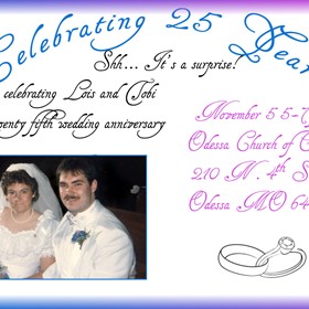 Miscellaneous: Anniversary Invitation